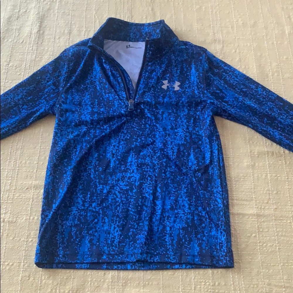 Boys Under Armour Light weight 7/8 zip long sleeve